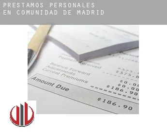 Préstamos personales en  Comunidad de Madrid