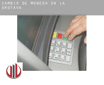 Cambio de moneda en La Orotava